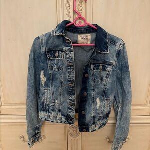 Zara Trafaluc jean jacket size small
